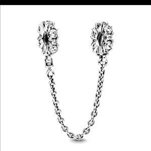 New 925-Charm Safety Chain Fit Necklace Bracelet
